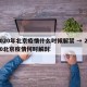 2020年北京疫情什么时候解禁 → 2020北京疫情何时解封