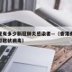 香港现有多少新冠肺炎感染者—（香港有多少例新型冠状病毒）